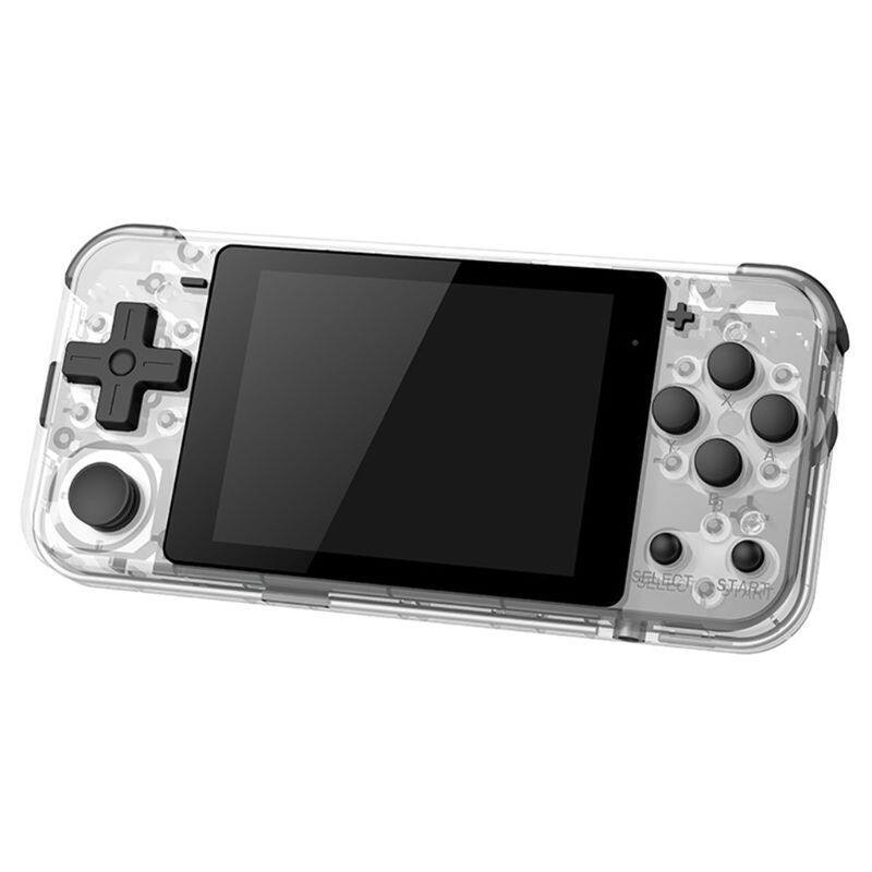 POWKIDDY Máy Chơi Game Cổ Điển Cầm Tay Hệ Thống Kép Mở Q90 3 Màn Hình IPS Quà Tặng Cho Trẻ Em 16 Bộ Mô Phỏng Hỗ Trợ PS1 Trò Chơi Mới 3