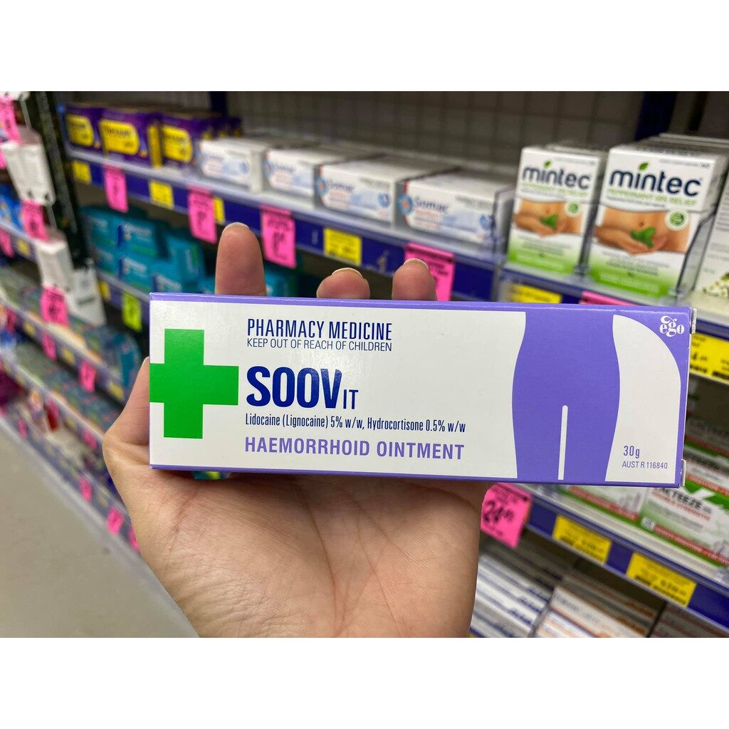 Bill Úc - Kem bôi trĩ Soov It Ointment 30g
