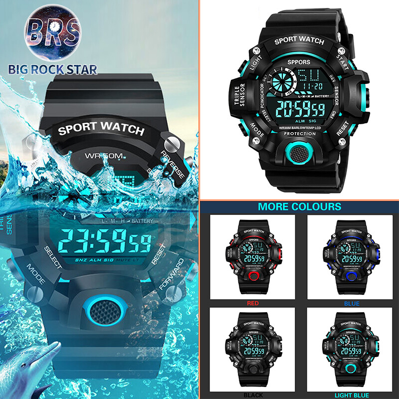 WT Đồng Hồ Trẻ Em Thương Hiệu Hàng Đầu Mới Đồng Hồ Thể Thao Chống Nước Có Lịch Phát Sáng Đồng Hồ Đeo Tay Điện Tử Led G Cho Bé Trai Bé Gái Học Sinh Cho Nam Giới Đồng Hồ Phụ Nữ