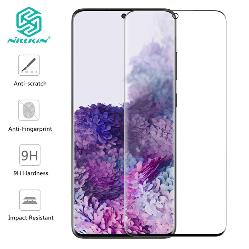 Nillkin 3D Đầy Đủ Vỏ Bọc Kính Cường Lực Cho Samsung Galaxy S20 and S20 5G Miếng dán màn hình điện thoại Chống Cháy Nổ Bảo Vệ Màng Kính Cường Lực