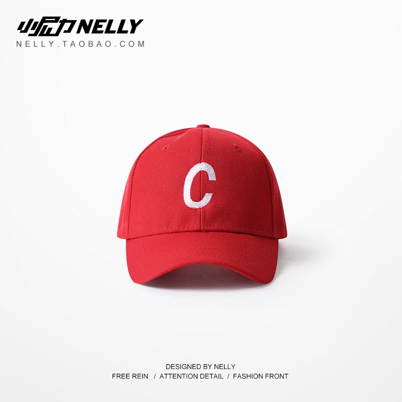 Sunshade peaked cap golf cap baseball adjustable trendy brand American style hat red hip-hop skateboard dead fly high street trend imported new