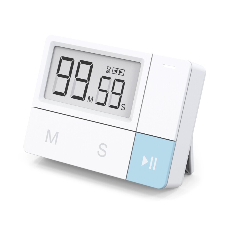 Đồng hồ bấm giờ nhà bếp đếm ngược kỹ thuật số có chức năng báo thức/tắt tiếng đồng hồ bấm giờ từ tính đếm ngược với báo thức lớn cài đặt nhanh