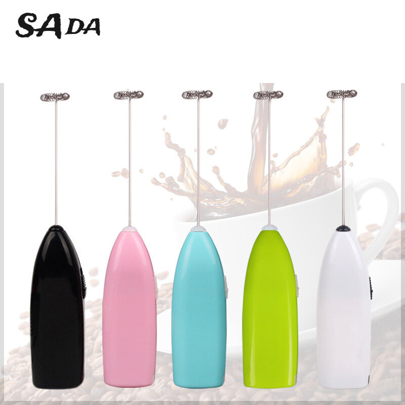 SADA điện máy khuấy cà phê đồ tạo bọt sữa cầm tay trứng Whisk đồ tạo bọt sữa khuấy chạy điện Stick dụng cụ nhà bếp