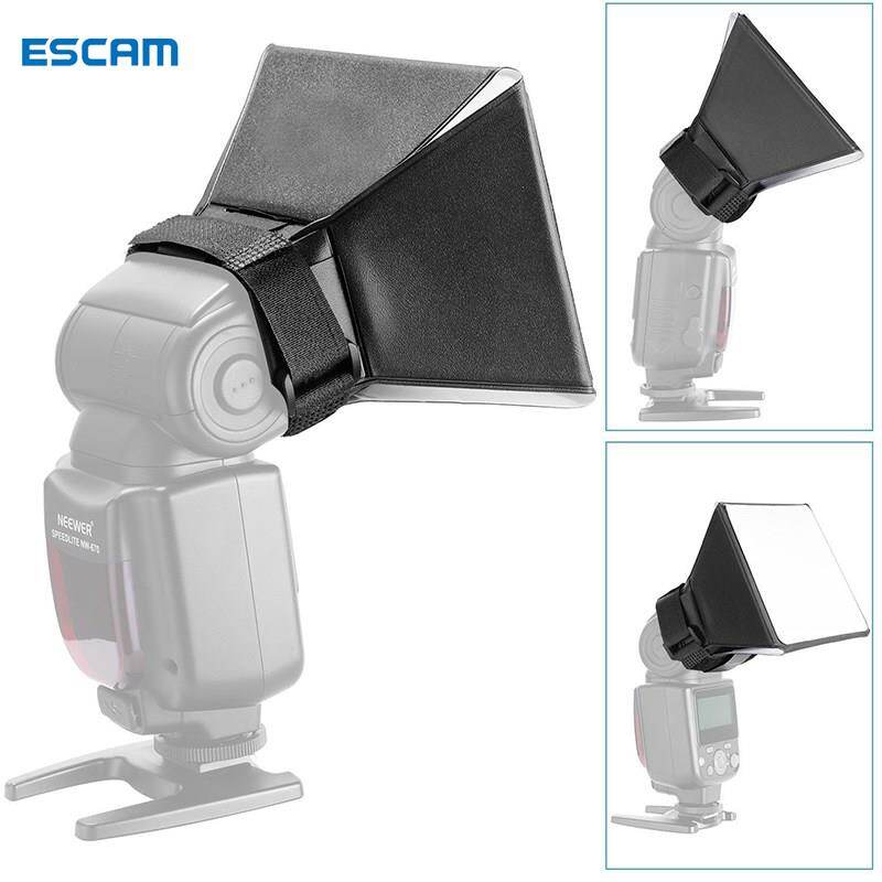 Hộp Tản Sáng Đèn Flash Di Động ESCAM, Dành Cho Máy Ảnh SLR