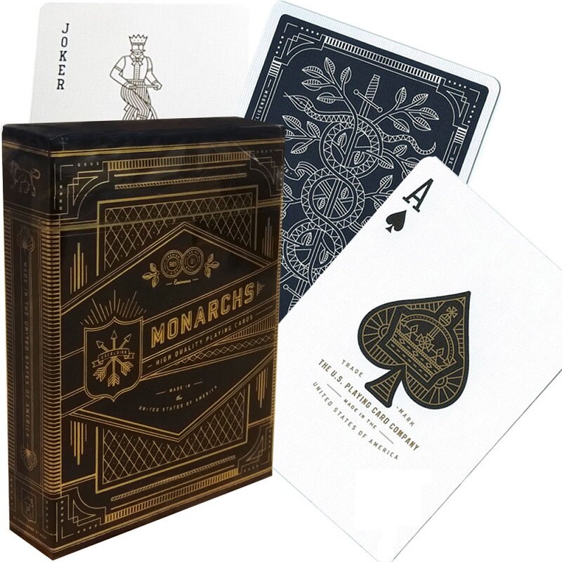 Màu Xanh Dương Theory11 Monarchs chơi bài Trò chơi bài, Monarch Playing Cards Card Games