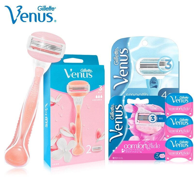 venus pink razor heads