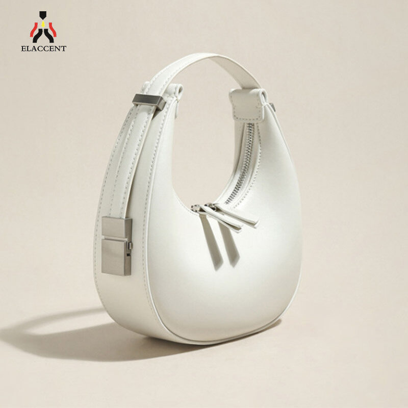  ELACCENT  túi xách túi  túi đeo chéo cho nữ Túi khoác vai dành cho nữ thời trang đơn giản trăng lưỡi liềm túi túi xách phong cách retro túi đựng đồ túi tote túi xách đeo chéo nữ 
