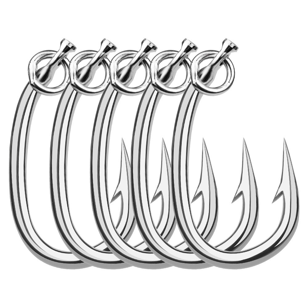 Proberos Tuna Jig Fishing Hook Set Stainless Steel 13/0no.-16/0no