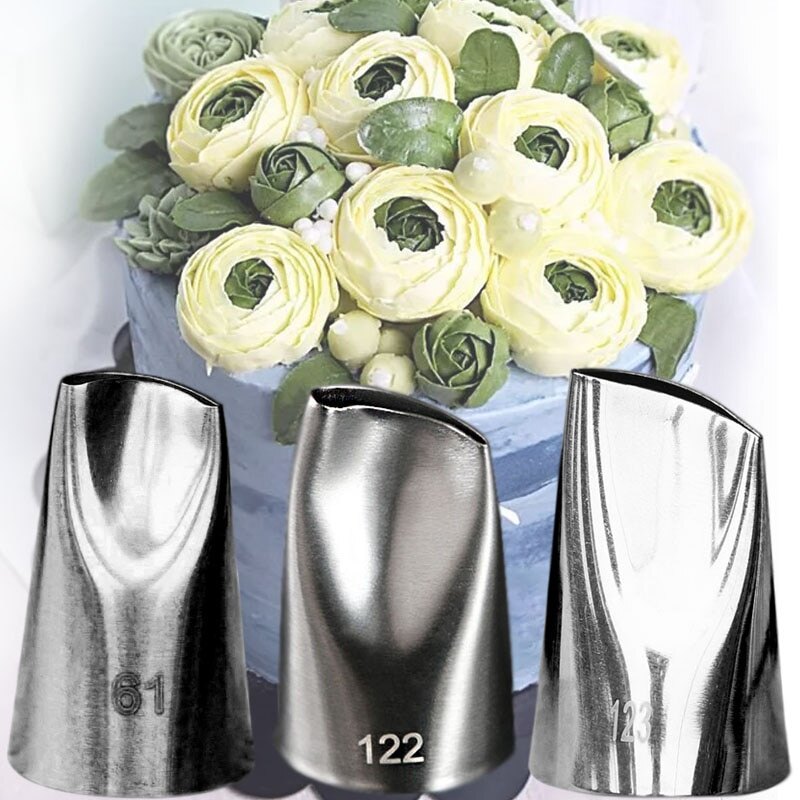 Bộ đui bắt kem hoa đui bắt kem cánh hoa dụng cụ trang trí bánh tiệc cưới đui bắt kem bánh cupcake bánh kẹo