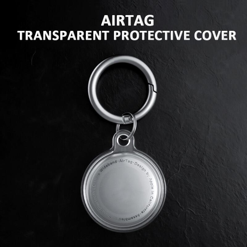 ซิลิโคน Protector ฝาครอบพวงกุญแจสำหรับ AirTags กันกระแทก Anti-Scratch Anti-Fall ป้องกันกรณีที่ใส่กุญแจ Air หมวดหมู่ Shell Case