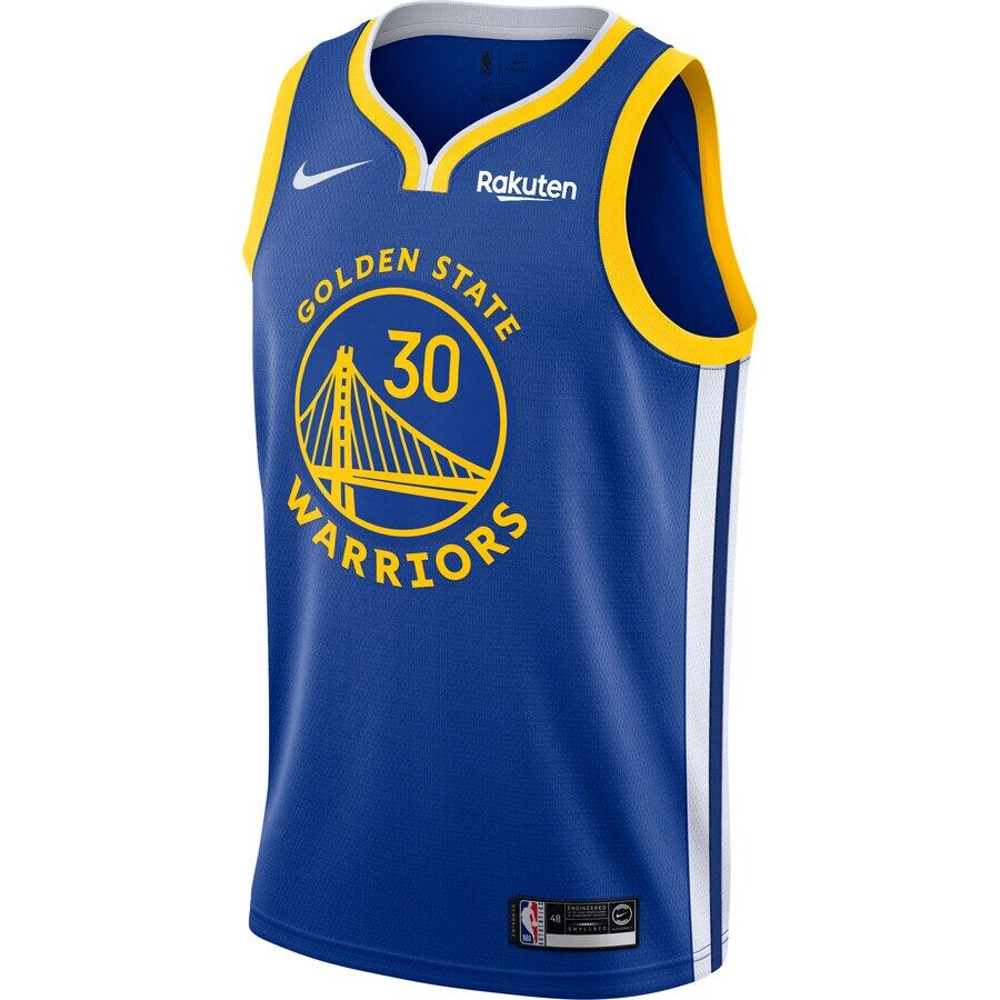 curry blue jersey