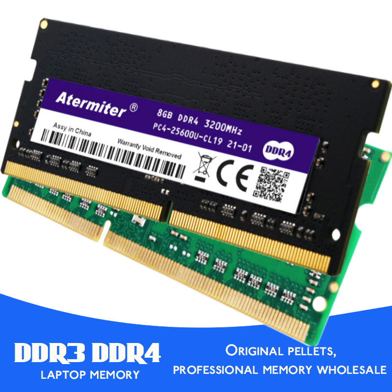 Atermiter DDR3 DDR4 PC3 PC4 16GB 8GB 4GB Laptop Ram 1066 1333MHz 1600 2400