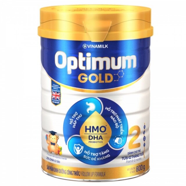 Sữa Bột Optimum Gold 2 800G ( Mẫu Mới 800G )