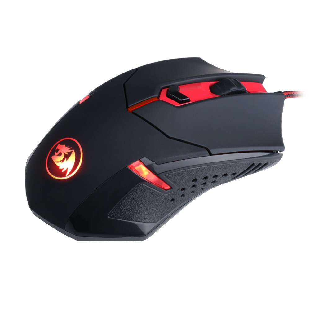 Cáp bện redragon m601 1.8 m chất lượng cao/chuột có dây chơi game usb không dây