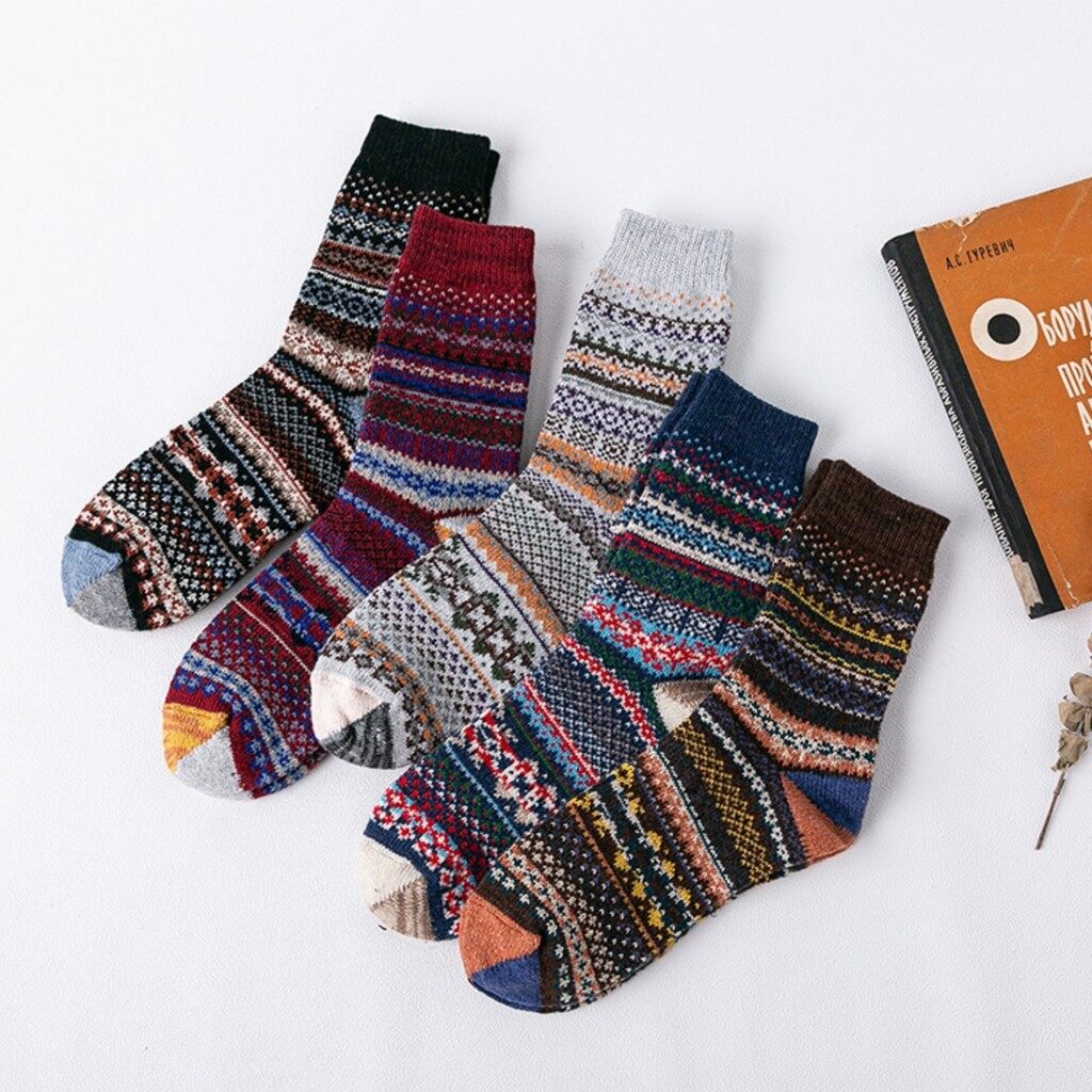 Set tất thổ cẩm m12 5đ 85k
