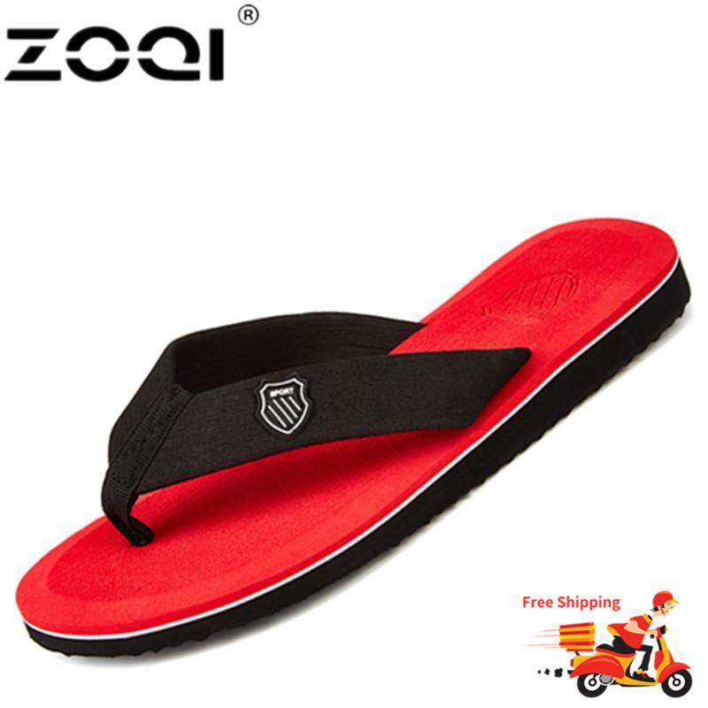 Xăng Đan ZOQI Dép Xỏ Ngón Dép Đi Biển Cho Nam Giày Mùa Hè Xăng Đan Đế Bằng Dép Xỏ Ngón Nam