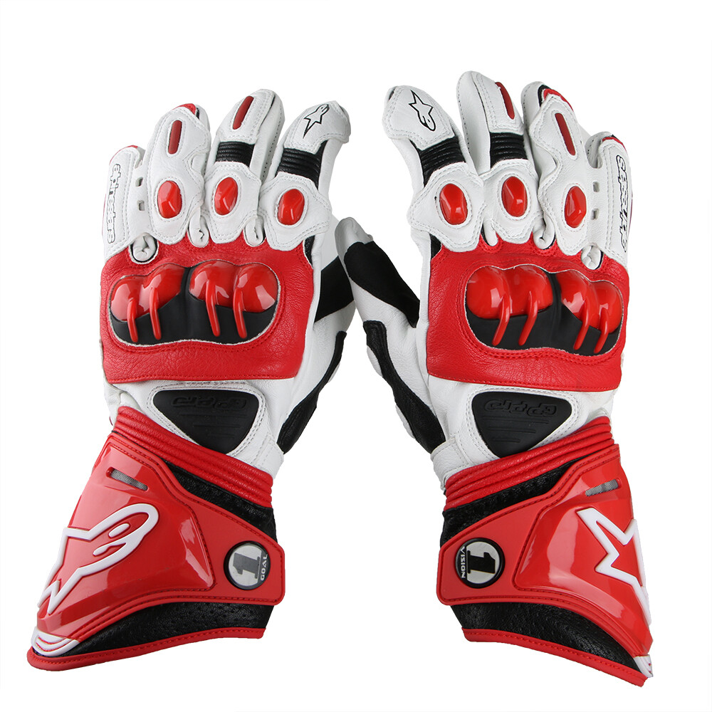 Alpinestars Găng tay xe máy Găng tay xe máy đua tà dài vỏ cứng da găng tay lái xe S1