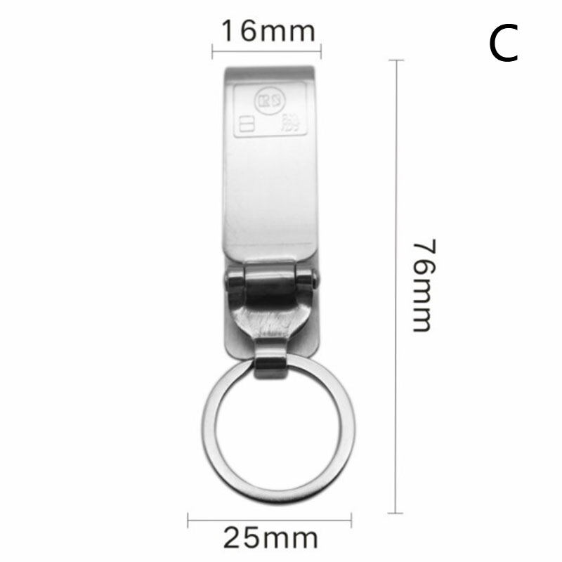 Bashijian móc khóa đeo thắt lưng chống thất lạc móc khóa có thể tháo rời cho chìa khóa móc khóa đeo thắt lưng