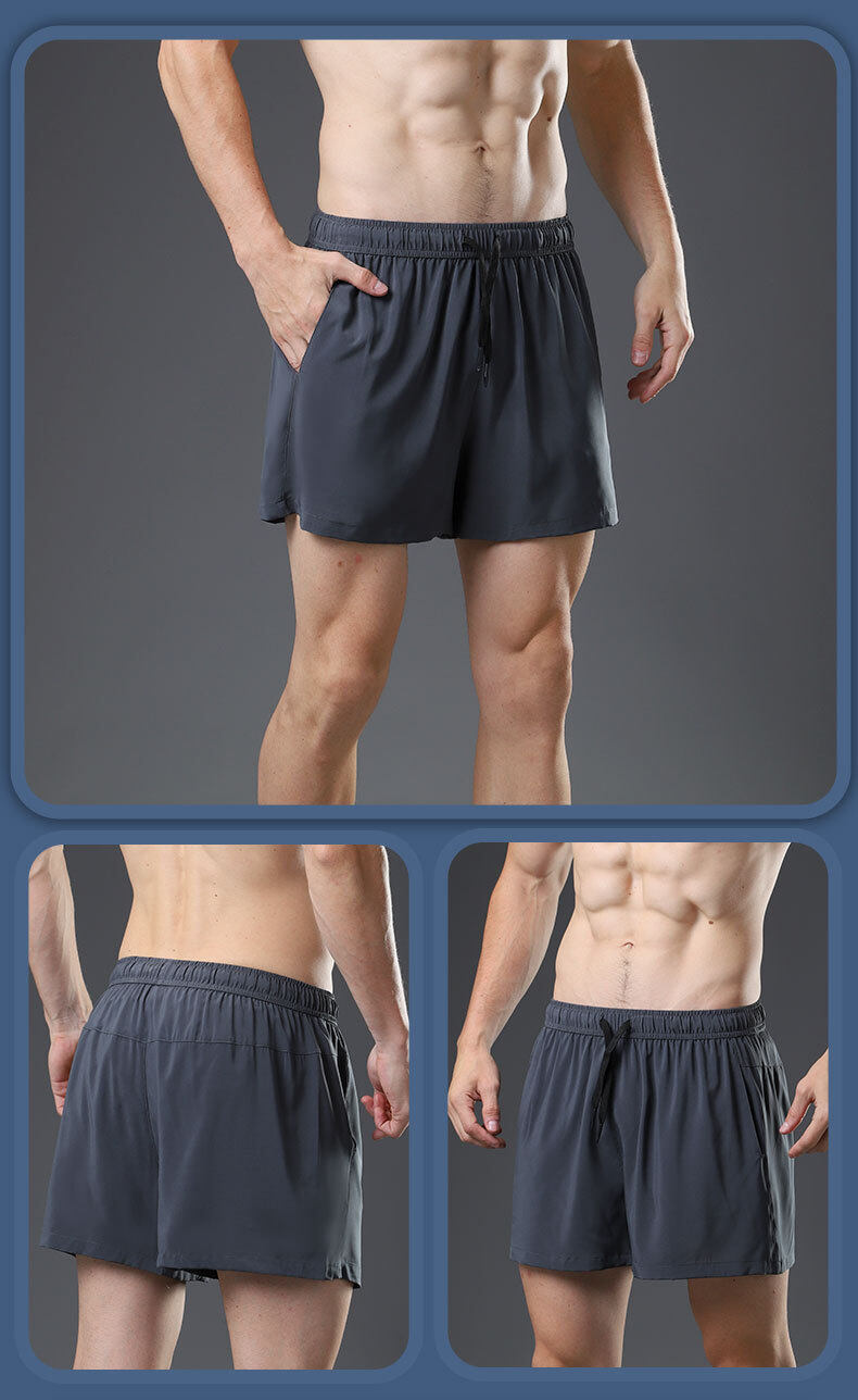Me's New Fiess Shorts with Uderwear Loose Casual Quick Dry Basketball Pats Šortky Ruig Joggig pro_voghion.com