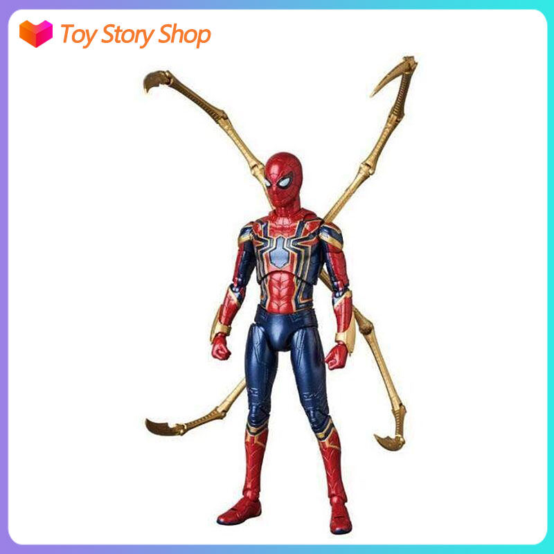 Toystoryshop Mô Hình Nhân Vật Người Nhện Sắt Phim Avengers 7Inch, Marvel Spiderman Bức Tượng Sưu Tập Đồ Chơi Đồ Chơi Trẻ Em Trang Trí Nhà Quà Sinh Nhật Năm Mới Cho Bé Trai