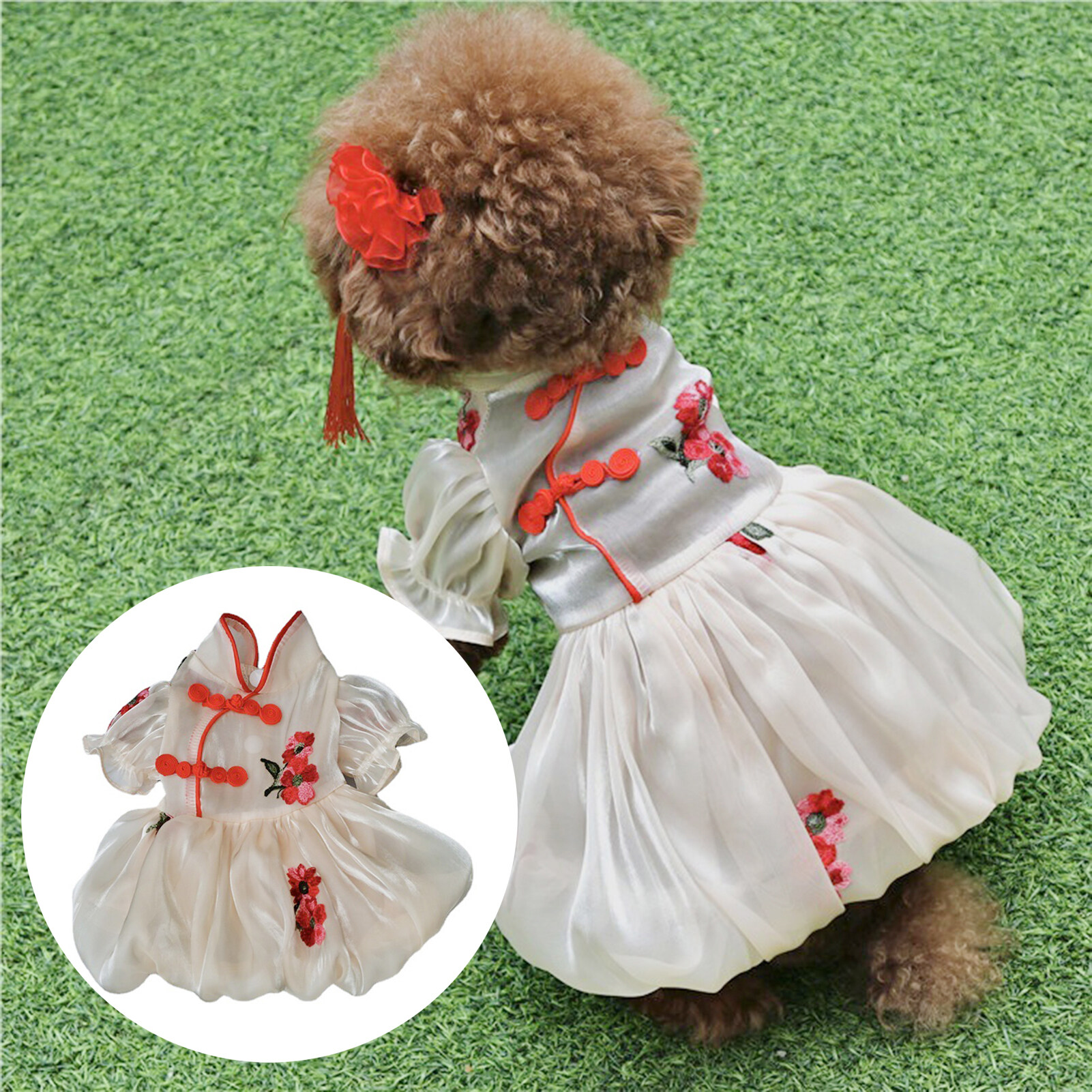 Dog cheongsam sale