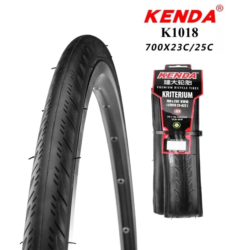 KENDA K1018 Lốp Xe Đạp Gấp Gọn 700 * 23C / 700 * 25C 60TPI Lốp Xe Đạp Đường Trường Leo Núi Chống Đâm Siêu Nhẹ