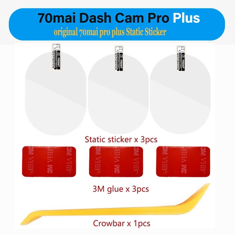 For original 70mai Dash Cam Pro plus Dash Cam Smart 3M Film and Static