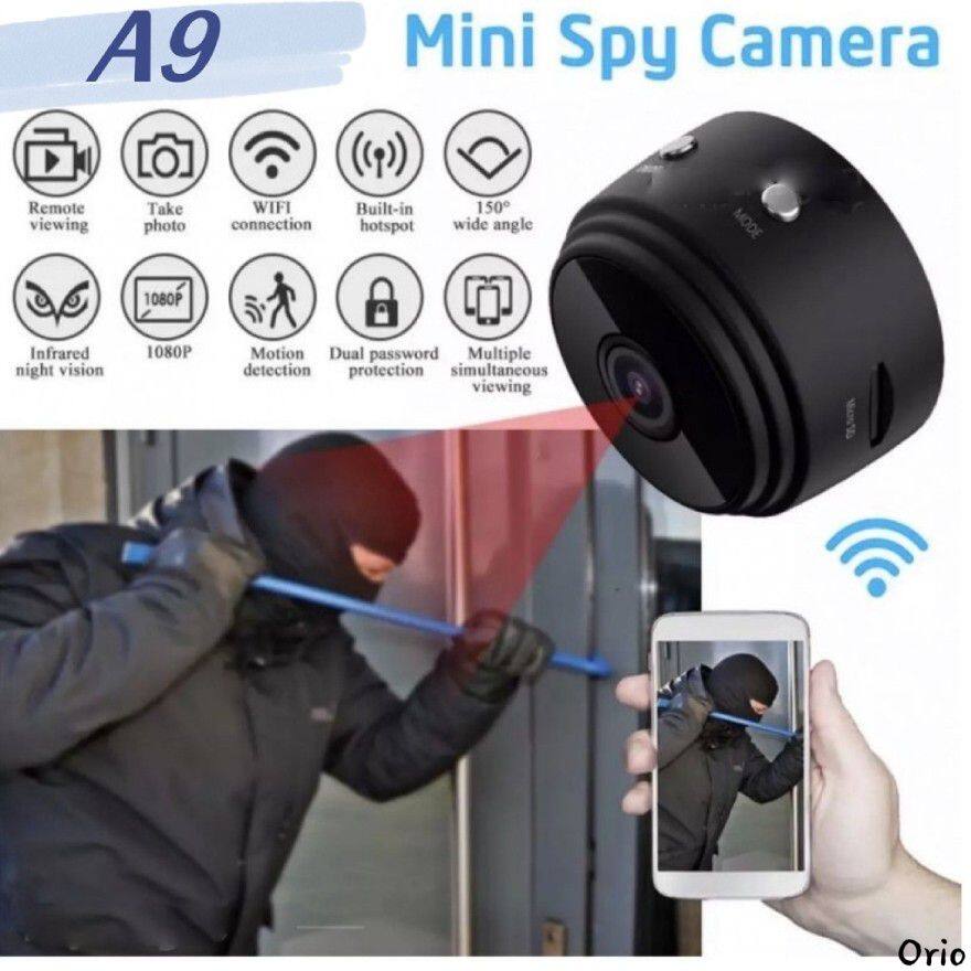 Orio A9 Camera Không Dây CCTV Mini Wifi Đèn Hồng Ngoại Nhìn Trong Đêm Nhà Thông Minh Ip Camera Camer