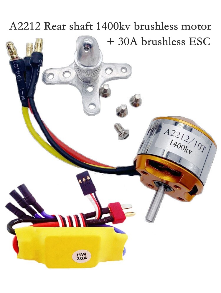 Động cơ không chổi than xxd a2212 1400kv 2200kv 2450kv 30a 40a esc không chổi than trục trước / trục sau động cơ không chổi than 2s ~ 3s thích ứng động cơ không chổi than esc