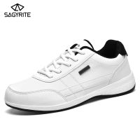 SAGYRITE Sneakers for Men Ultralight Leather Sneakers Fashion Casual Sports Shoes Large Size 38-48