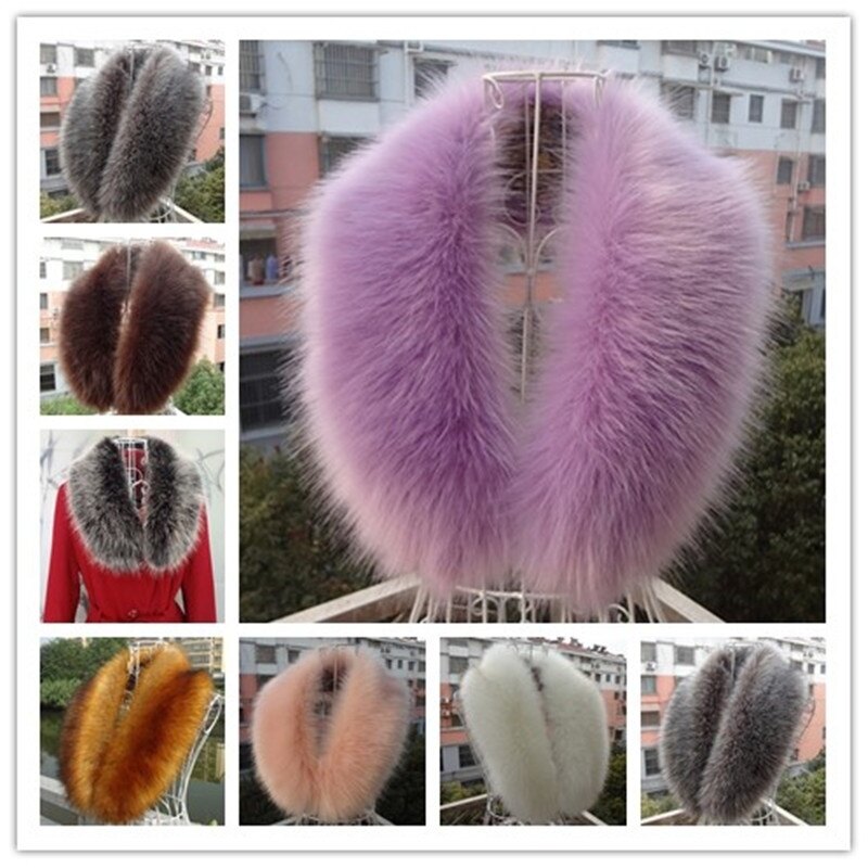 Feng Qi shopCổ Áo Giả Lông Ấm Áp Mùa Đông Hiện Đại Cho Nữ, Fluffy Bọc Khăn Quàng Cổ Khăn Choàng Khăn Kết Thúc Tốt Đẹp, Cổ Ấm Hơn Xmas Quà Tặng