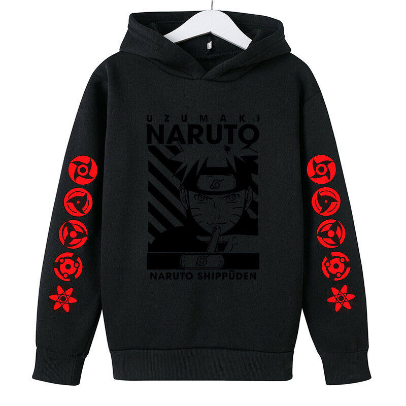 Áo Hoodie Naruto Cho Bé Trai Áo Len Dài Tay Cho Bé Gái Áo Len Loạt Phim Hoạt Hình Châu Âu Và Mỹ Áo Khoác Áo Hoodie Quần Áo Trẻ Em Áo Chui Đầu Áo Nỉ Thể Thao Dáng Rộng Thường Ngày