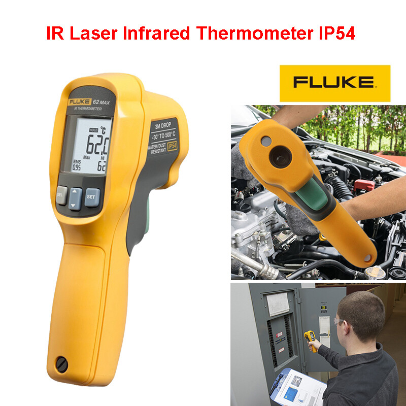 Fluke 62 MAX IR Laser Infrared IP54 rated Thermal Reader review and price