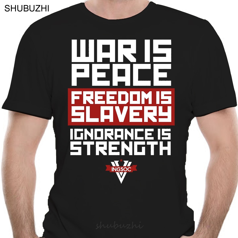 T-shirt 1984 orwell | mens slogan tshirts | 1984 george orwell | war peace t-shirt - 1984 - aliexpress