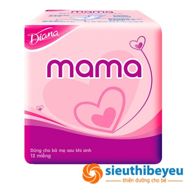 Bỉm mama cho mẹ sau sinh gói 12 miếng - ddm-bvs-01