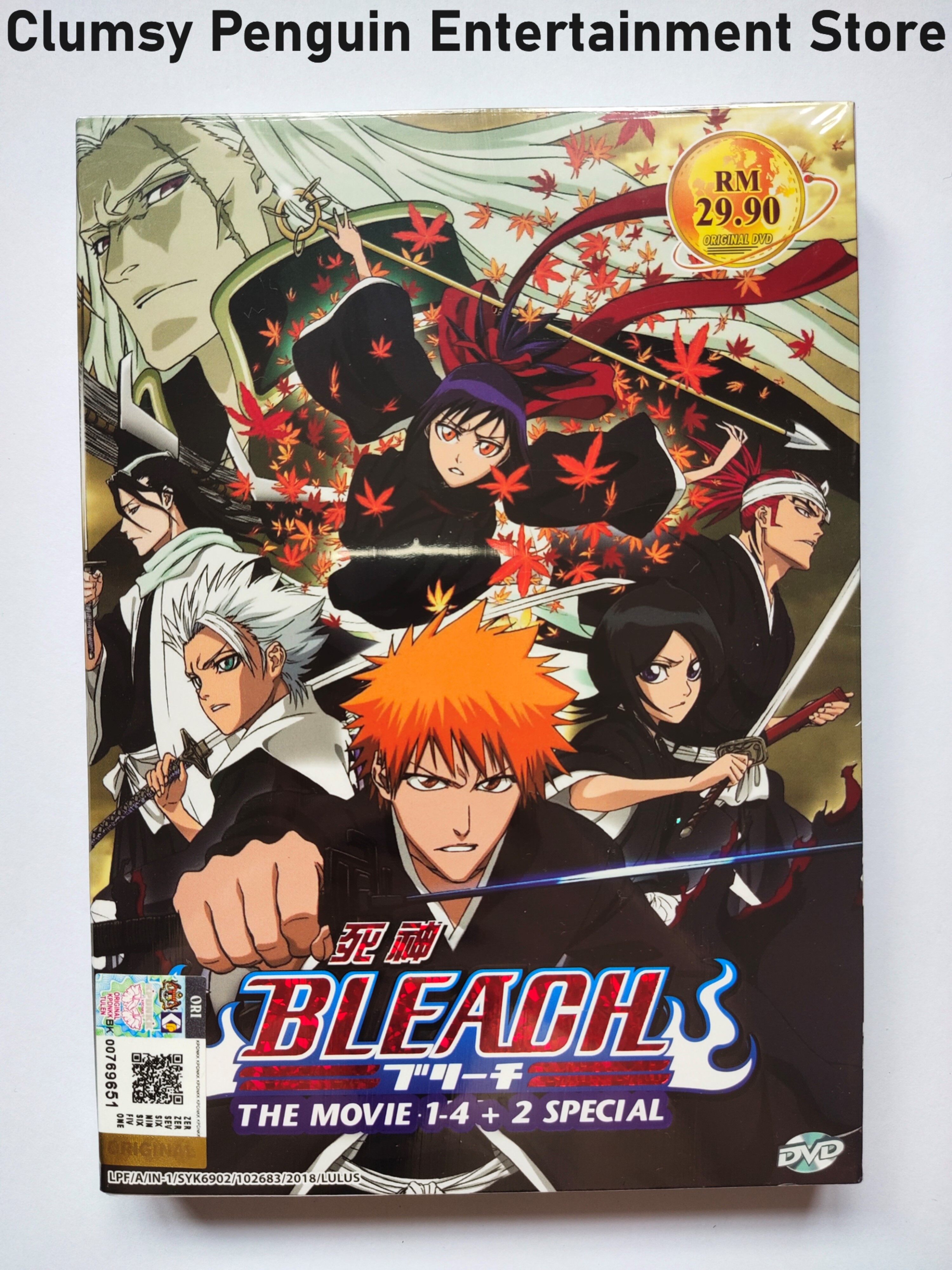 Anime DVD Bleach The Movie 1-4 + 2 Special | Lazada