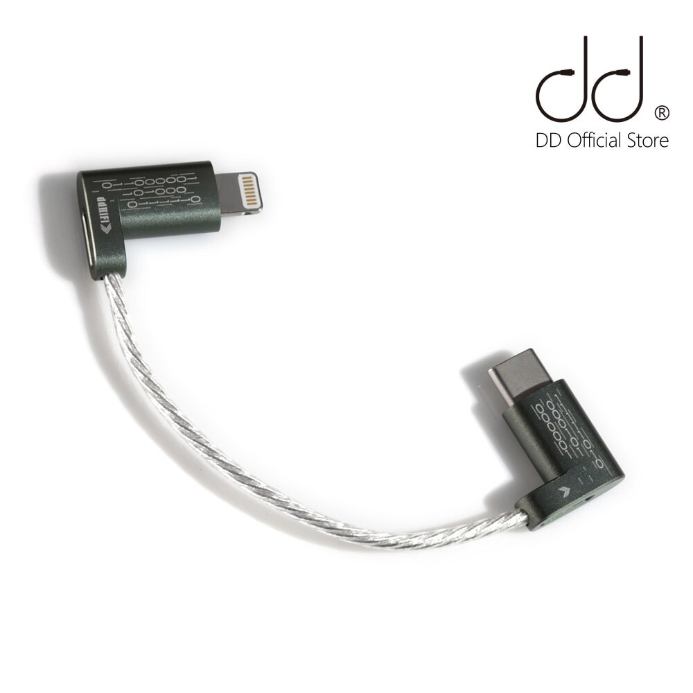 Dd ddhifi mfi06 cáp dữ liệu light-ning sang usb typec để kết nối các thiết bị ios với dac / amp usb-c