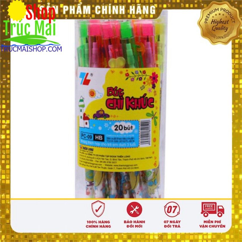 Bút chì bút chì khúc thiên long pc09 hàng