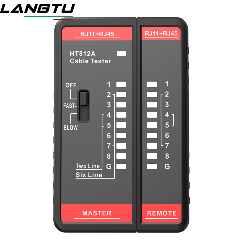 Langtu bộ kiểm tra 2 trong 1 máy kiểm tra cáp hdmi cáp kỹ thuật số máy kiểm tra cáp rj45 kiểm tra cáp mạng máy kiểm tra cáp cáp ethernet lan máy kiểm tra cáp