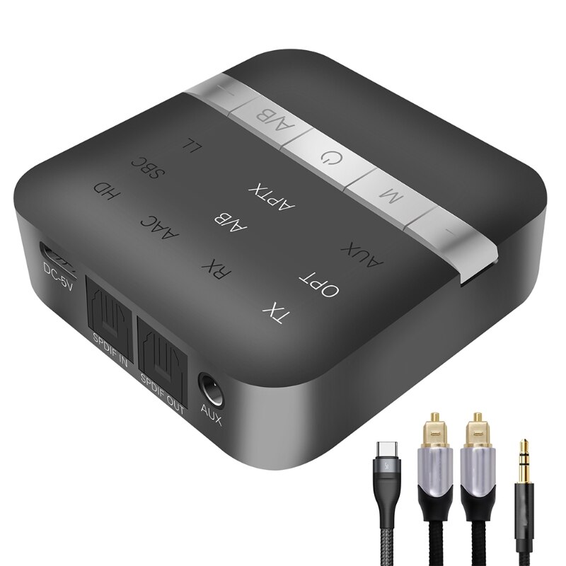 Bộ thu phát bluetooth 2021 mới 5.0 csr8675 aptx bộ chuyển đổi tools home improvement electrical