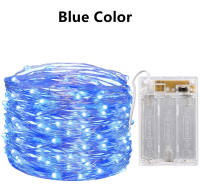 LED String Fairy lights Garland Cooper Wire 2M 5M 10M 3AA Battery Powered For Outdoor Home Christmas Wedding Party Decoration Decor lamps Waterproof 20led/50led/100leds
