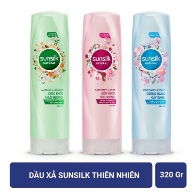 [Hcm]Dầu Xả Sunsilk Thiên Nhiên 320Gr - Chắc Khoẻ320