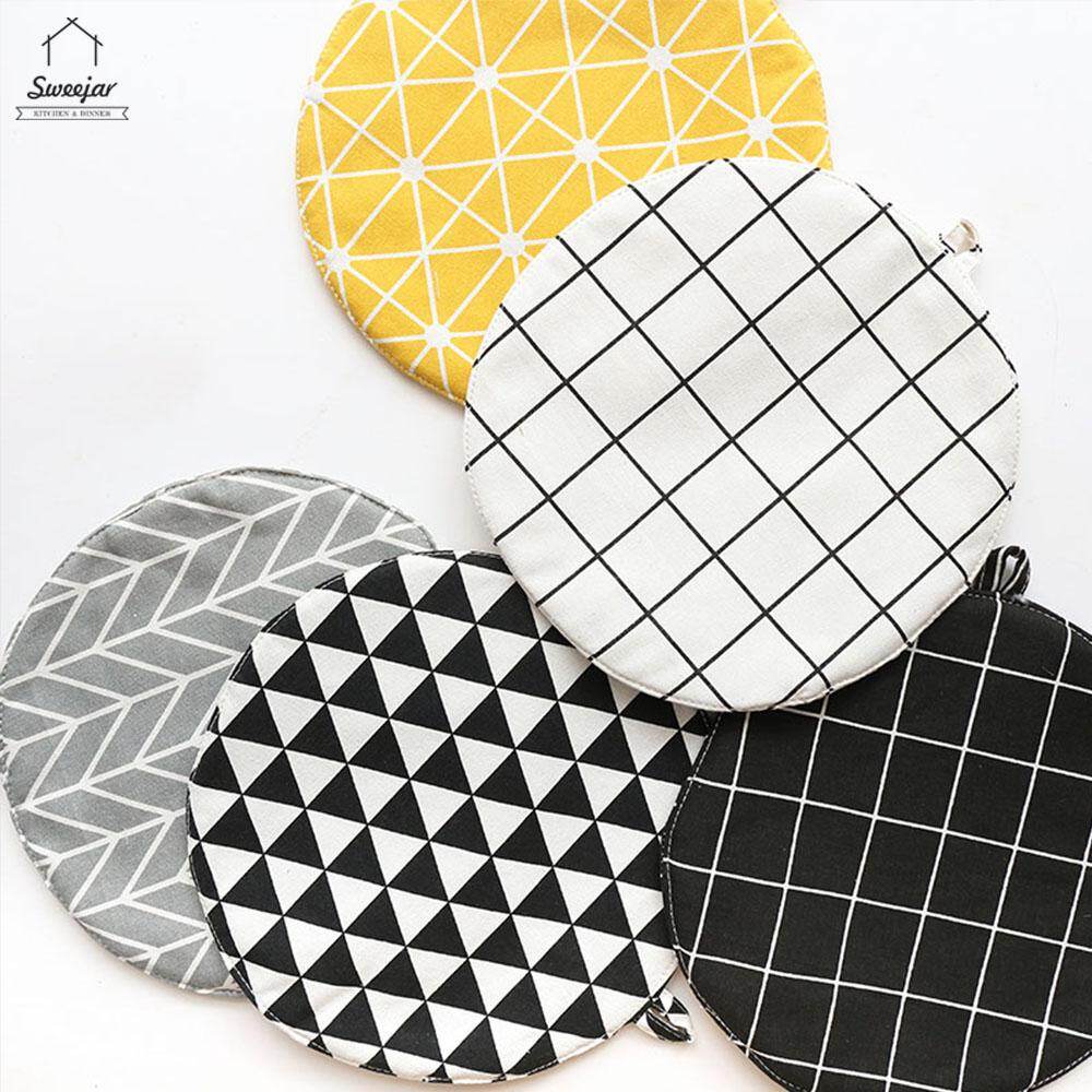 Sweetjar đệm lót nồi dày chống vảy placemat sáng tạo tấm thảm bông bộ đồ ăn cho bữa tối nhà bếp