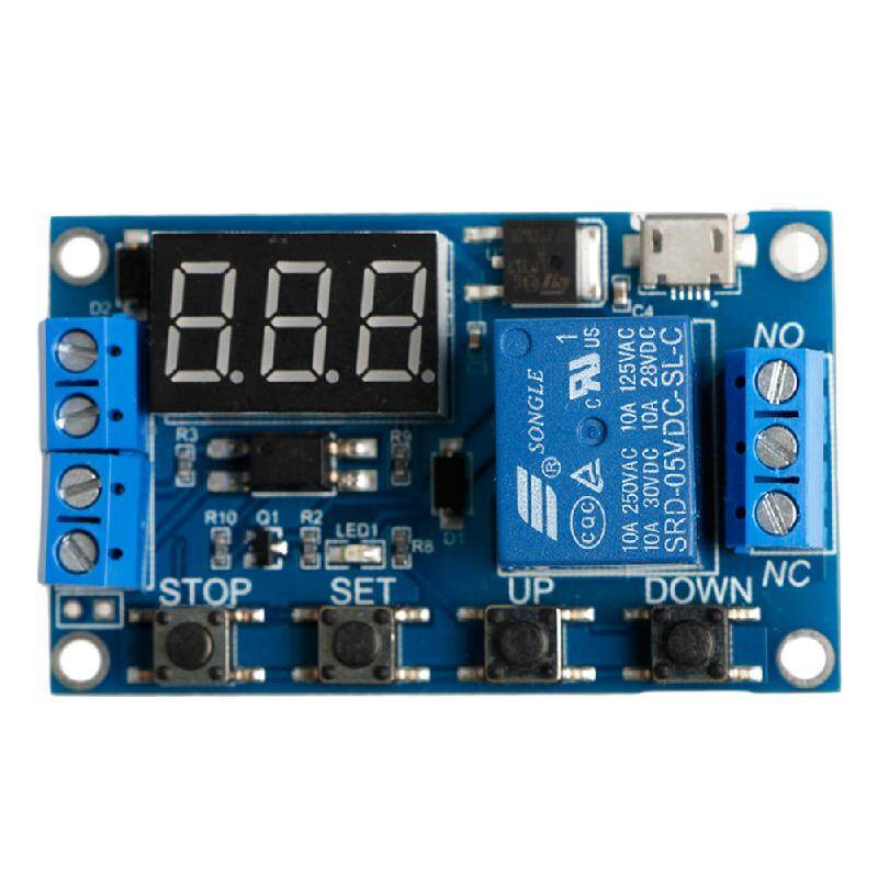 Bộ kích hoạt công tắc mô-đun rơle 6-30v mạch trễ thời gian, điều chỉnh chu kỳ hẹn giờ