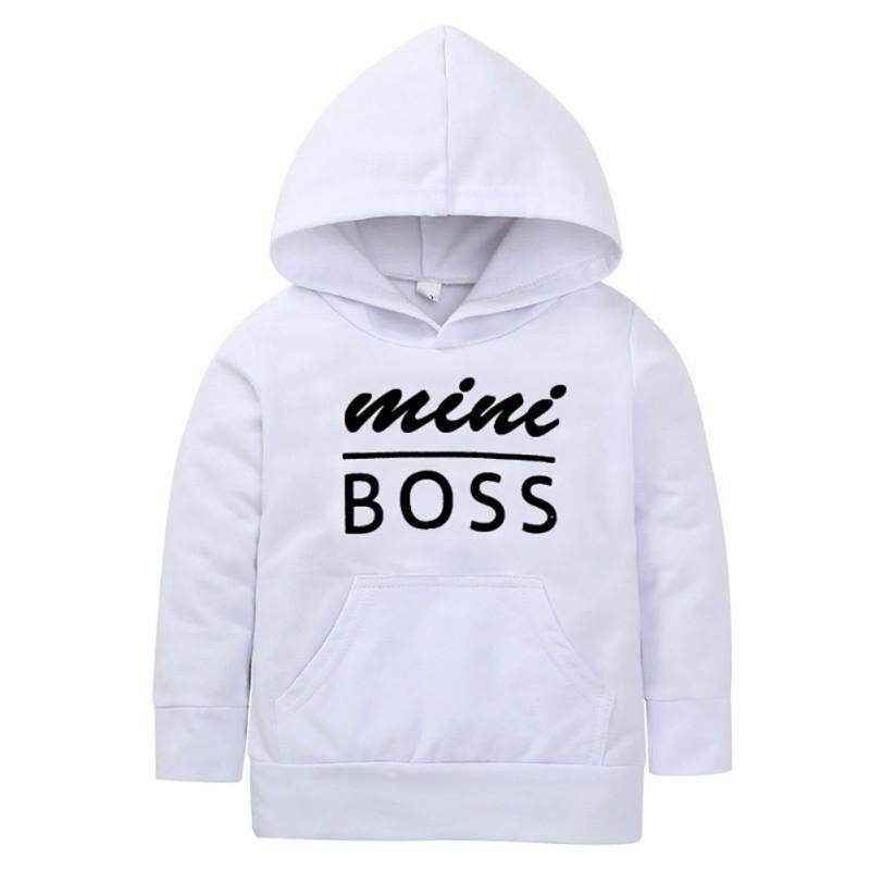 Áo Khoác Nỉ Có Mũ Cho Trẻ Em, Áo Ấm Áo Nỉ In Chữ Cho Bé Trai Bé Gái Tập Đi