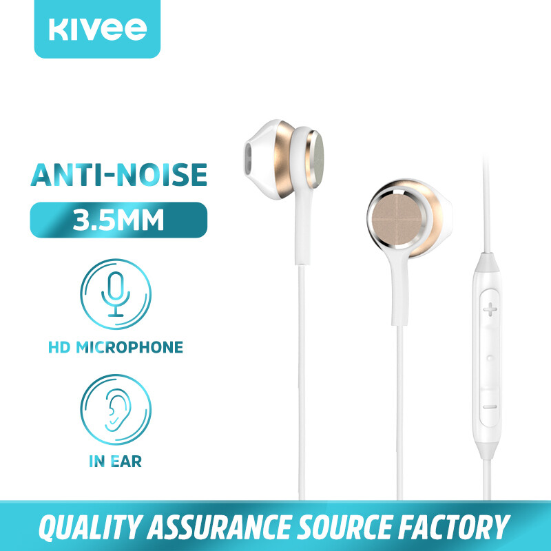 KIVEE Tai nghe có dây đa năng Tai nghe có dây cho Xiaomi Huawei OPPO Tai nghe chơi game Samsung có mic có dây Tai nghe thể thao âm nhạc HiFi Mô(MT18)