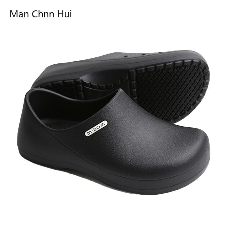 Khách Sạn Unisex Giày Đầu Bếp Nhà Hàng Không Thấm Nước Chịu Mài Mòn Nhà Bếp Giày Cho Nam Giới Mùa Hè Phụ Nữ Nấu Ăn Chống-Trượt giày làm việc