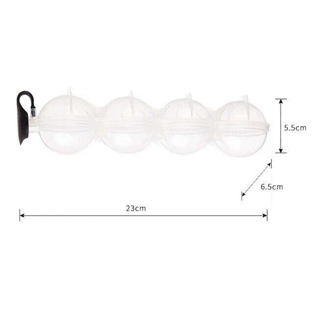 4 Cavity Ice Cube Maker Big Size Ball Ice Molds Sphere Round Whiskey Cocktail Diy Ice Moulds Bar Kitchen Tool Ice Ball Mold
