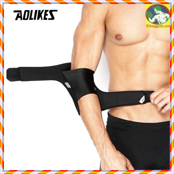 Băng bảo vệ khủy tay aolikes elbow support, đai khuỷu tay tập gym kingdom sport