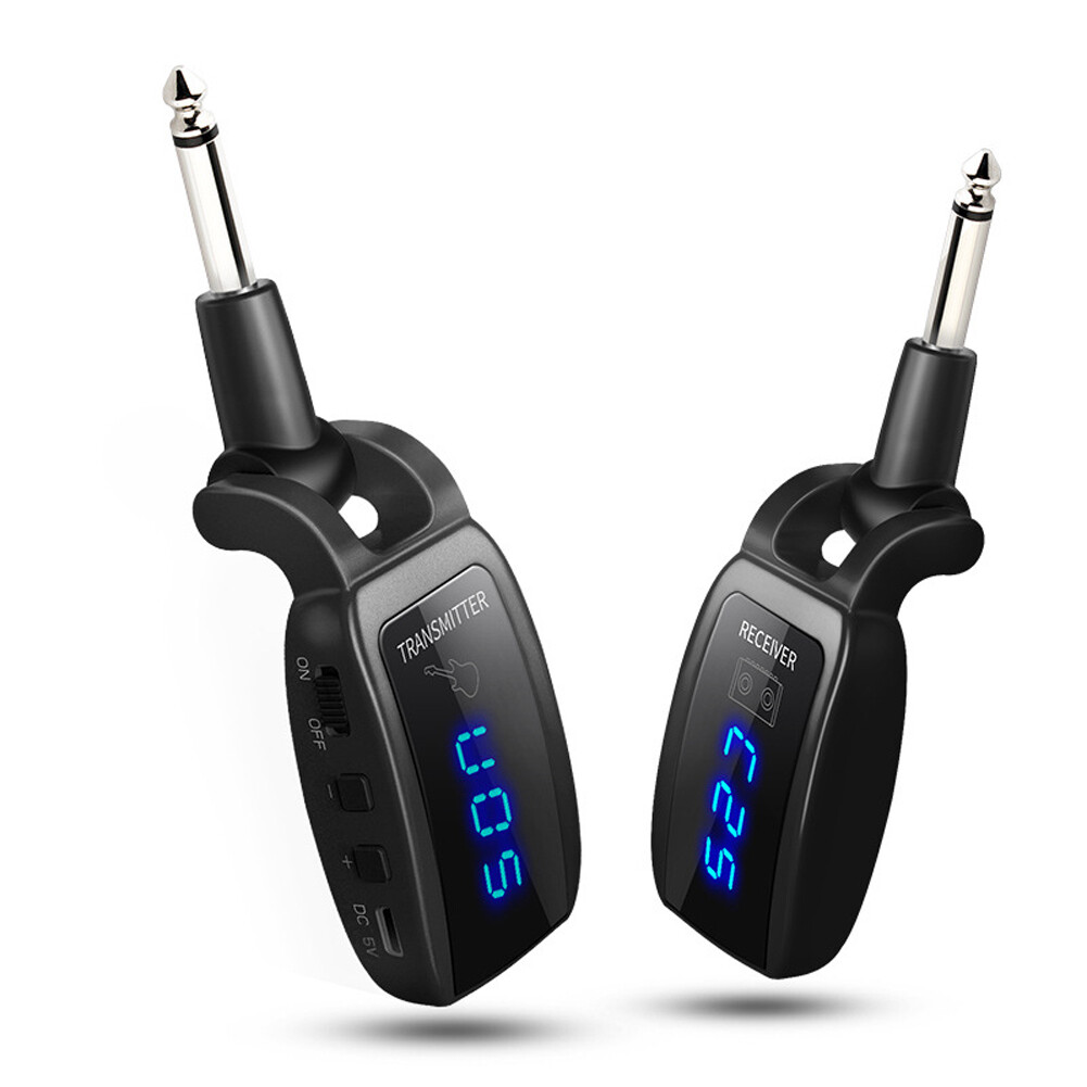 Đàn guitar không dây hệ thống bộ thu phát ghi ta có thể sạc lại điện guitar bass pick up